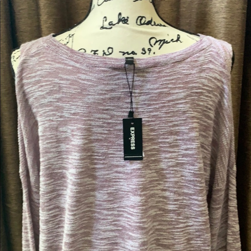 NWT!!  Express cold shoulder tunic top, size small - Picture 5 of 6